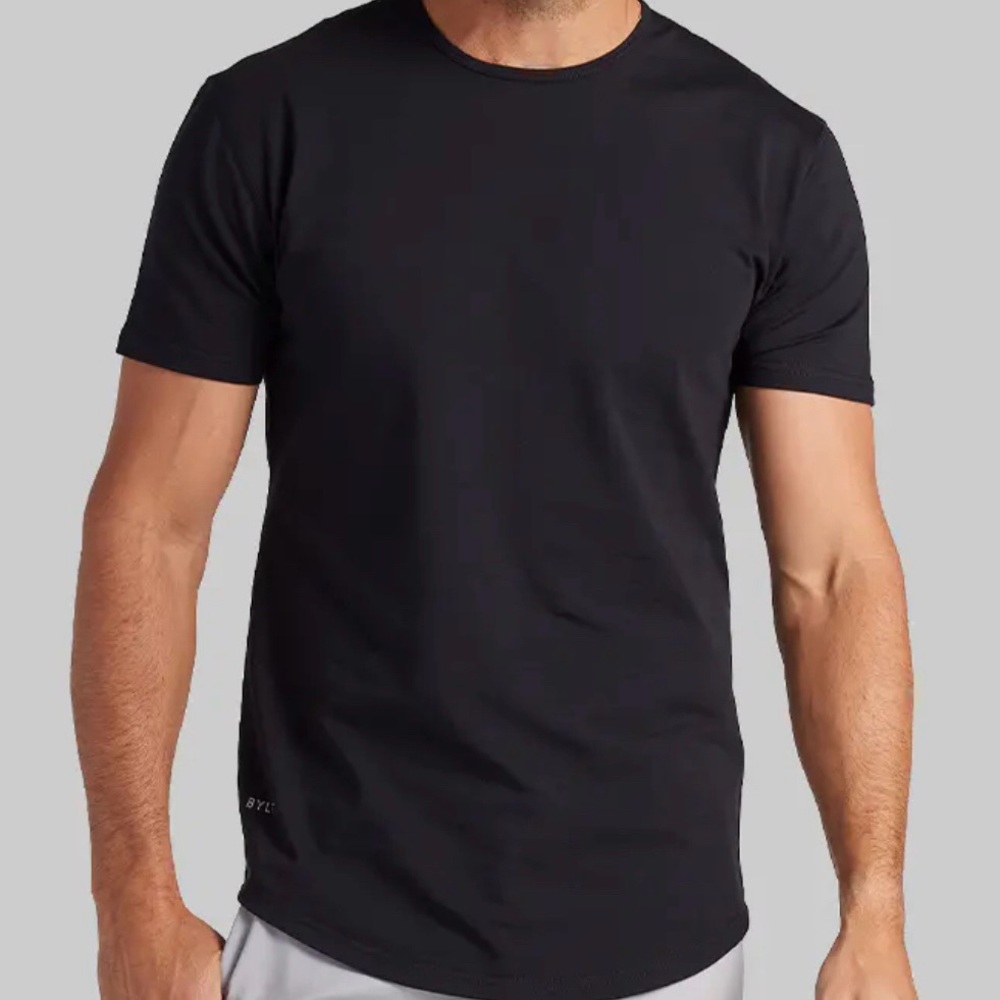 BYLT - Drop-Cut: LUX Men’s T-Shirt — Black | Size XL | New With Tags